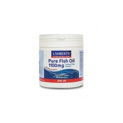 Lamberts Pure Fish Oil 1100mg Ωμέγα-3 Για Τη Διατήρηση Της Υγείας Της Καρδιάς & Της Κινητικότητας Των Αρθρώσεων 180 κάψουλες