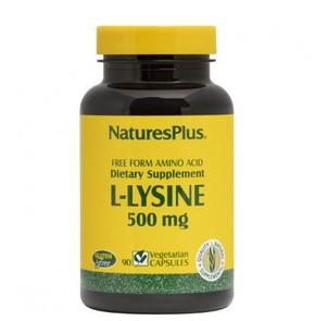 Nature's Plus L-Lysine 500mg, 90Caps