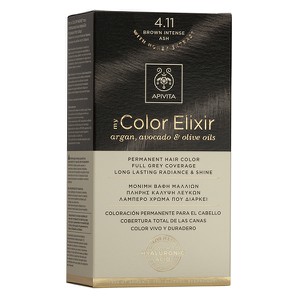 APIVITA Βαφή μαλλιών color elixir N4.11 καστανό έν