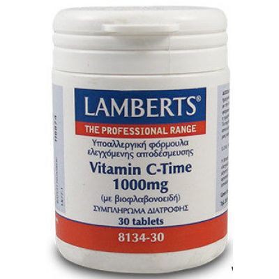LAMBERTS Vitamin C - Time 1000mg 30tabs