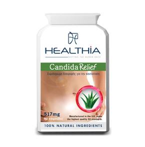 Healthia Candida Relief,  60 veg caps
