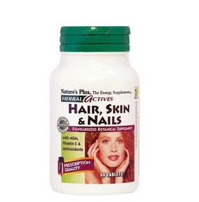 Nature's Plus Hair Skin and Nails, 60 Τabs