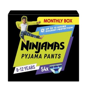 Pampers Ninjamas Pyjama Pants for Boys 8-12 Years 