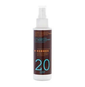 Korres Clear Sunscreen Body Walnut  Coconut SPF20,