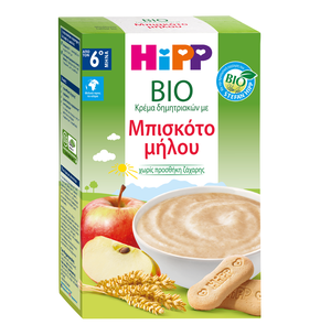 Hipp Oat Cream 6+ with Bisquit of Apple, 200gr