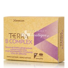 Genecom Terra B Complex - Σύμπλεγμα βιταμινών Β, 30 tabs
