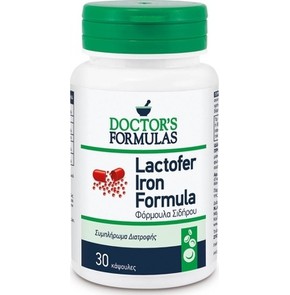 Doctor's Formulas Lactofer Iron Formula, 30 tabs