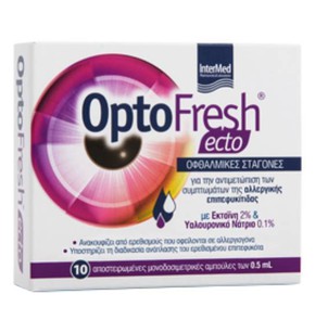 Intermed Optofresh Ecto Eye Drops, 10 Αmbs x 0.5ml
