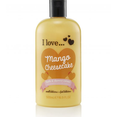 I LOVE Cosmetics Bubble Bath & Shower Creme Mango & Cheesecake Ενυδατικό Αφροντούς 500ml