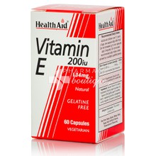 Health Aid Vitamin E 200iu - 134mg, 60 caps