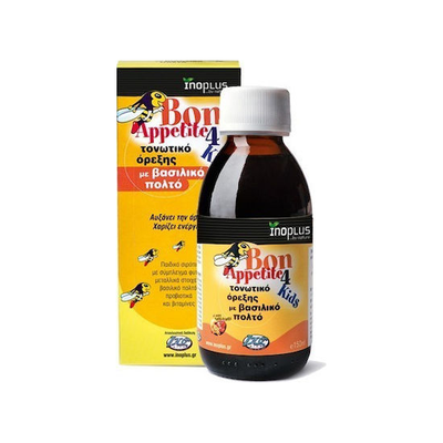INOPLUS Bon Appetite 4 Kids Appetizing Tonic Syrup With Royal Jelly 150ml