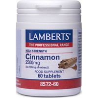 Lamberts Cinnamon 2500Mg 60 Ταμπλέτες.