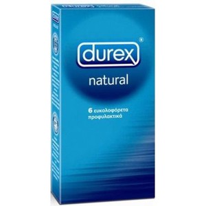 DUREX Natural κλασσικά 6 προφυλακτικά