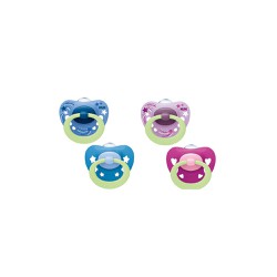 Nuk Signature Night 18-36m Silicone Pacifier For Boy & Girl 1 piece 