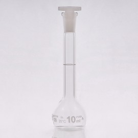 Φιάλη ογκομετρική με πλαστικό πώμα 10 ml  