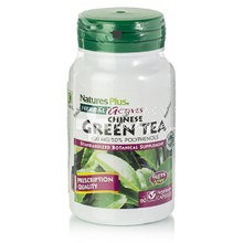 Natures Plus Green Tea (Chinese) 400mg - Αντιοξειδωτικό/Αδυνάτισμα, 60 veg. caps