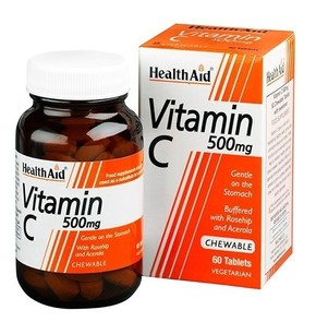 Health Aid Vitamin C 500mg with Rosehip and Aserol
