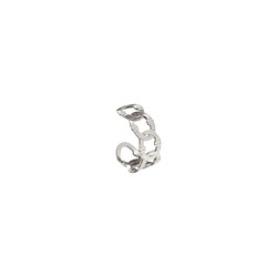 InoPlus Borghetti Ear Cuff Earrings Acciaio Thick Chain 1 pair