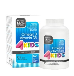 Pharmalead Omega 3 Vitamin D3, 60 Gummies