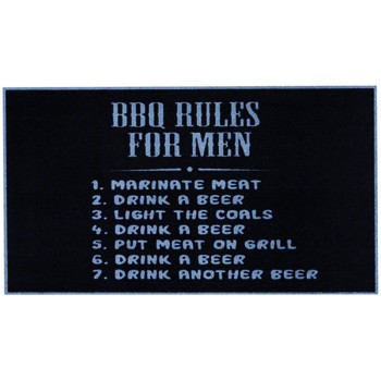 Πατάκι Κουζίνας (60x120) BBQ Mat 330 Bbq Rules For Men Sdim