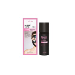 Vican Wise Beauty Black Detox Mask Face Mask With Activated Carbon 50ml