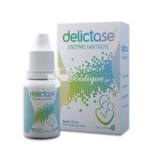 Delictase Oral Drops - Πόσιμες Σταγόνες για Βρεφικούς Κολικούς, Γαστρεντερίτιδες & Διάρροιες, 15ml