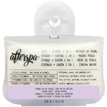 AFTERSPA MOTHER OF PEARL SOAP + SPONGE