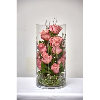 Small Vase with Flower Arrangement