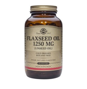 Solgar Flaxseed Oil Cold Pressed 1250mg 100 Softge