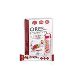 Eifron Ores Pro Hydration Electrolytes Strawberry Nutritional Supplement For Body Hydration With Strawberry Flavor 10 sachets