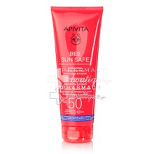 Apivita Bee Sun Safe Hydra Fresh Face & Body Milk SPF50 - Ενυδατικό Αντηλιακό Γαλάκτωμα για Πρόσωπο & Σώμα, 200ml