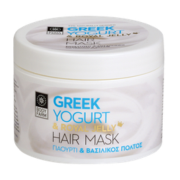 Bodyfarm Greek Yogurt & Royal Jelly Hair Mask ενυδατική μάσκα μαλλιών με γιαούρτι & βασιλικό πολτό 200ml