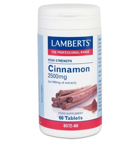 Lamberts Cinnamon 2500mg, 60 Tablets