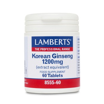 LAMBERTS KOREAN GINSENG 1200MG 60 TABS