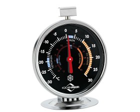 Kuchenprofi Θερμόμετρο Για Ψυγείο -5C/30C Μαύρο Ανοξείδωτο