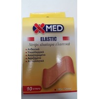 Medisei X-Med Elastic Strips 38mmx72mm 10τμχ
