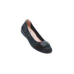 Genesis Emanuele D214 Ballerina Shoe Black Gray Νο.38 1 pair