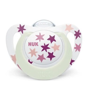 Nuk Star Night Silicone Soother 18-36, 1pc (Variou