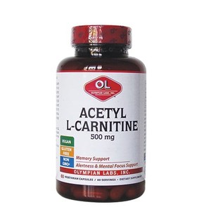 Olympian Labs Acetyl L-Carnitine 500mg, 60caps
