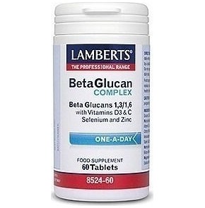 Lamberts Beta Glucan Complex  B, 60 Tabs