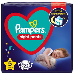 Pampers Night Pants No5 (12kg-17kg) - (22 Pants)