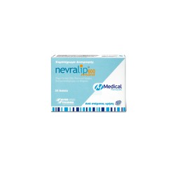 Medical Pharmaquality Nevralip Retard 600 Συμπλήρωμα Διατροφής Mε Άλφα Λιποϊκό Οξύ Χρώμιο Σελήνιο Ψευδάργυρο & Βιταμίνες 20 ταμπλέτες
