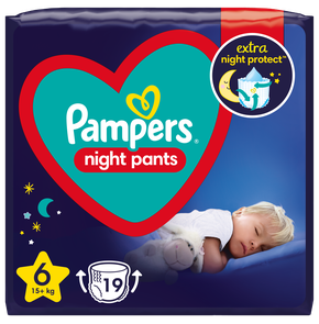 Pampers Night Pants No6 (15+kg) - (19 Pants)
