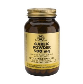 Solgar Garlic Powder 500mg 90 Vegetable Capsules