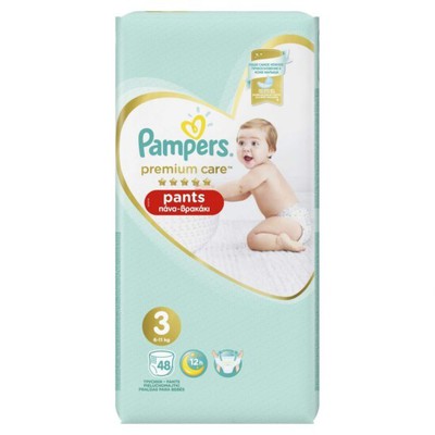 PAMPERS Baby Diapers Panties Premium Pants No.3 6-11Kgr 48 Pieces Jumbo Pack