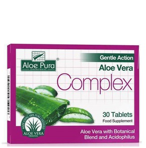 Optima Aloe Vera Complex Gentle Action, 30 Tabs