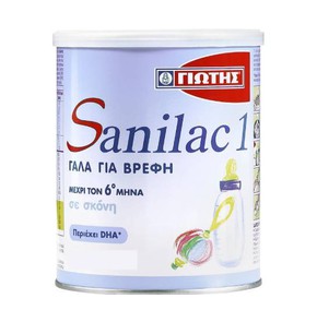 ΓΙΩΤΗΣ Sanilac 1 Milk 1st Infant 0-6 Months, 800gr