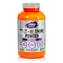 Now Sports Beta-Alanine Pure Powder (Vegetarian) - Μυική Κόπωση, 500gr
