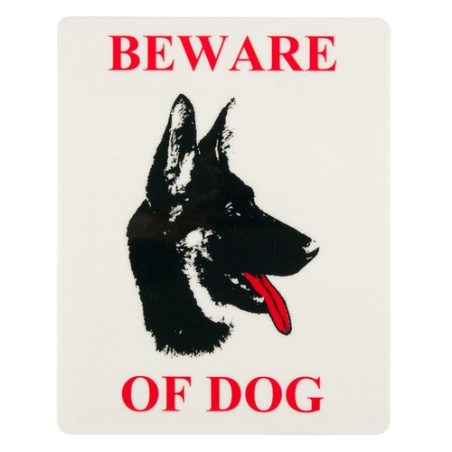 Tabelë Ngjitëse "Be Aware Of Dog" 20.5x25 Cm
