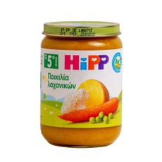 Hipp Βιολογική Παιδική Τροφή Ποικιλία Λαχανικών 19